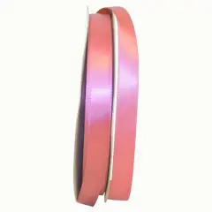 JAM Paper 5/8" x 100yd. Satin Single Face Ribbon Colonial Rose