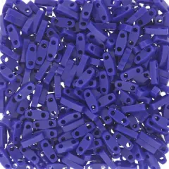 Miyuki&reg; 1.2mm Glass Quarter Tila Beads Opaque Cobalt