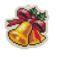 Wizardi Jingle Bells Diamond Painting Ornament Kit