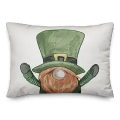 Up Close Leprechaun Pillow 14" x 20" Throw Pillow