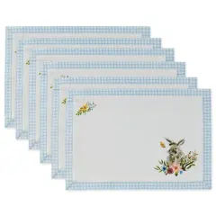 DII&reg; Easter Bunny Printed Placemats, 6ct.
