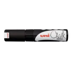 Uni Broad Chisel Tip Chalk Marker Black
