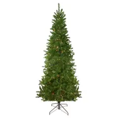 9ft. Pre-Lit Pencil Canadian Pine Artificial Christmas Tree, Clear Lights