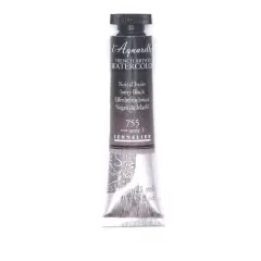 Sennelier French Artists' Watercolor, 21mL 755 Ivory Black S1