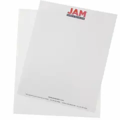 JAM Paper 9" x 11.5" Plastic Sleeves, 12ct. Clear
