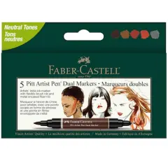 Faber-Castell&reg; Pitt Artist Pen&reg; Dual Markers Neutral Tones