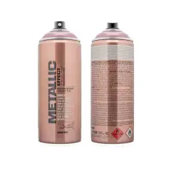 Montana&trade; Cans Metallic Effect Spray Paint, 400mL Rose