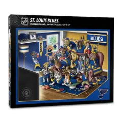 NHL Purebred Fans A Real Nailbiter 500 Piece Puzzle StLouis Blues