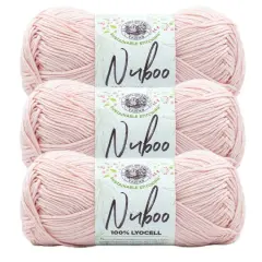 3 Pack Lion Brand&reg; Nuboo Yarn Blush