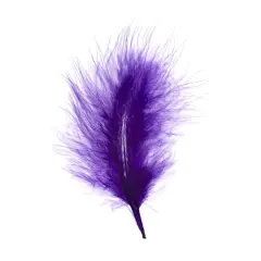 John Bead 4"-6" Marabou Feathers Purple