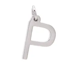 Sterling Silver Alphabet Charm by Bead Landing&trade; P