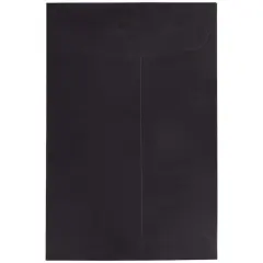 JAM Paper 6" x 9" Black Open End Catalog Envelopes