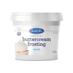 Satin Ice&reg; White Buttercream Frosting, 1lb.