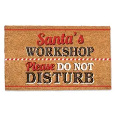 Santa's Workshop Doormat