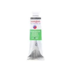 Daler-Rowney&reg; Georgian Water Mixable Oil Paint, 37mL 347 Permanent Green Light