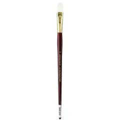 Connoisseur&reg; Pure Synthetic Bristle Long Handle Filbert Brush