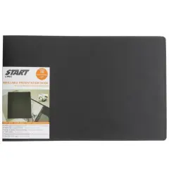 Prat Start Refillable Landscape Spiral Presentation Book, 17" x 11"