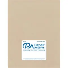 PA Paper&trade; Accents 8.5" x 11" Pearlized 105lb. Cardstock, 25 Sheets Taupe