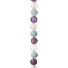 Pink, Lavender & Blue Mixed Round Beads by Bead Landing&trade;, 8mm