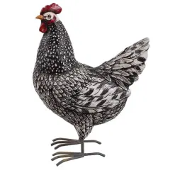 Santa's Workshop 10.5" Plymouth Rock Hen