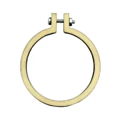 1.5" Mini Wood Embroidery Hoops, 3ct. by Loops & Threads&reg;