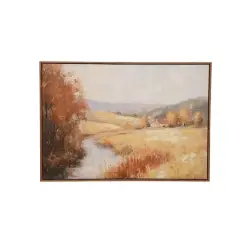 32" x 22.5" Landscape with River Wall D&eacute;cor by Ashland&reg;