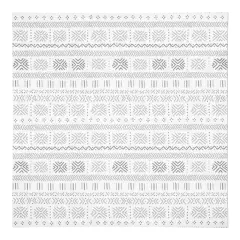 Gray Mudcloth 10" x 10" Cotton Twill Napkin