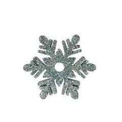 Glitter Snowflake Tabletop D&eacute;cor by Ashland&reg; Blue