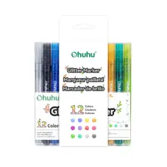 Ohuhu&reg; Glitter Markers, 12ct.