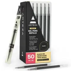 Arteza&reg; 0.7mm Black Gel Pens Refills, 50ct.