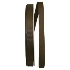 JAM Paper 5/8" Grosgrain Texture Ribbon Brown