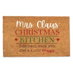 Mrs. Claus' Christmas Kitchen Doormat