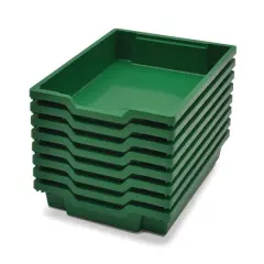 Gratnells Shallow F1 Tray, 8ct. Grass Green