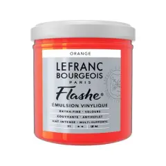 Lefranc & Bourgeois Flashe&reg; Matte Artist's Color, 125mL Orange