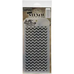 Stampers Anonymous Tim Holtz&reg; Shifter Chevron Layered Stencil