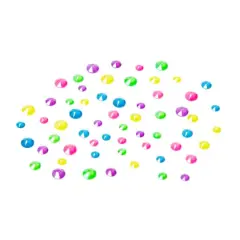 Round Flatback Austrian Crystals Mix by Bead Landing&trade;, 60ct. Electric