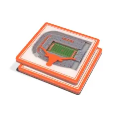 NCAA 3D StadiumView Coasters Texas Longhorns