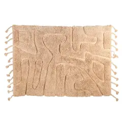 Hello Honey&reg; 71" x 47" Natural Tactile Elegance Hand-Woven Rug