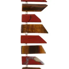 Red Jasper & Tiger Eye Stick Beads by Bead Landing&trade;