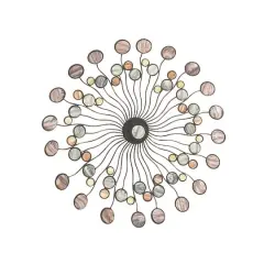 Multicolor Modern Ornamental Metal Wall Decor