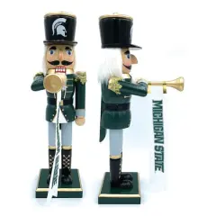 14" College Bugler Nutcracker Michigan State