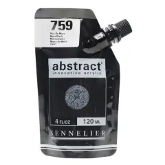 Sennelier Abstract&reg; Satin Acrylic Paint, 4oz. Mars Black