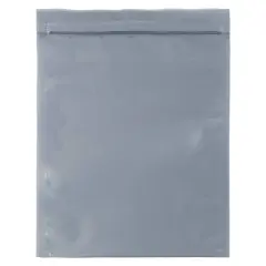 JAM Paper 6" x 8" Clear Foil Lined Invitation Envelopes with Zip Closure, 25ct.
