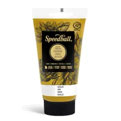 Speedball&reg; Water-Soluble Block Printing Ink Gold