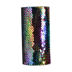 5.375" x 1yd. Mermaid Reversible Sequin Ribbon by Celebrate It&trade; Rainbow