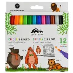 Manuscript Lionheart Color Broad Pen Set