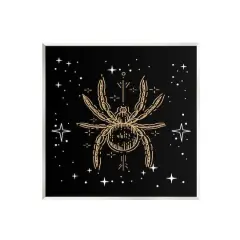 Stupell Industries Starry Halloween Spider Insect Wall Plaque Art