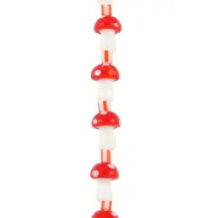 Red Mushroom Lampwork Glass Bead Mix by Bead Landing&trade;