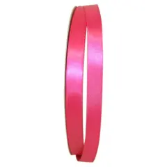 JAM Paper 5/8" x 100yd. Double Face Satin Ribbon Shocking Pink