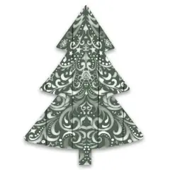 Green Chinoiserie Tree Shaped Pallet Wood Wall Art